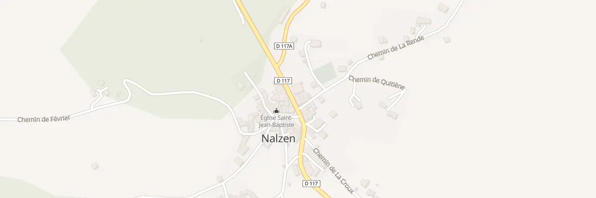 Plan du 28 Rte de Foix à Nalzen