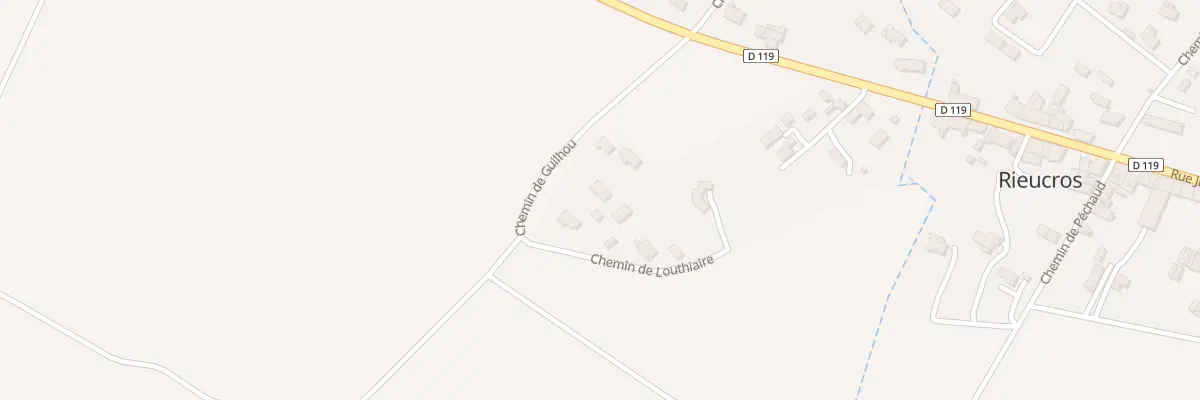 Plan du 5005 Che de Guilhou à Rieucros