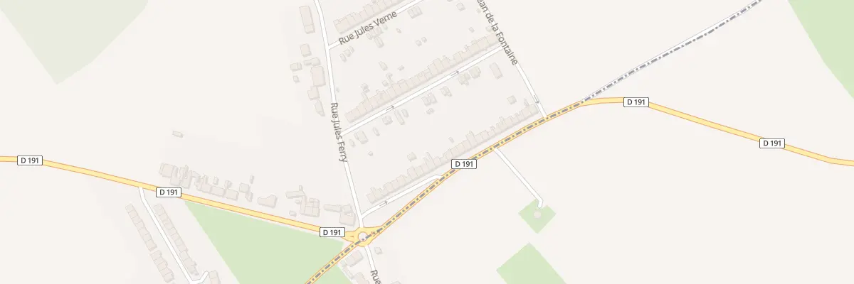 Plan du 23 Rue Alphonse Daudet à Rinxent