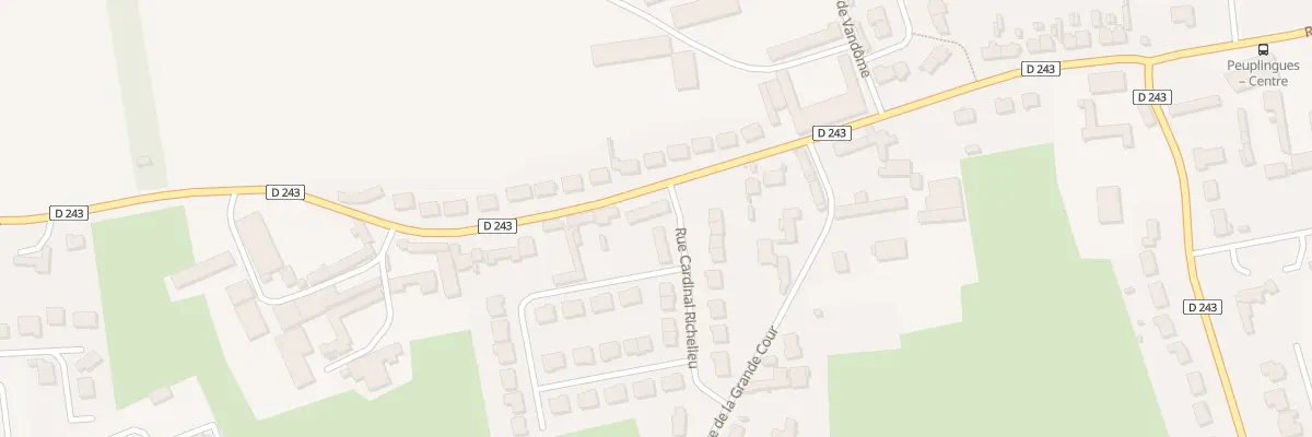Plan du 1851 Rte d’Escalles à Peuplingues