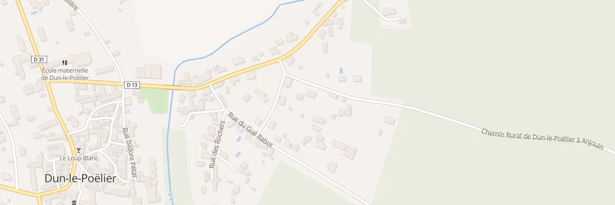 Plan du 2B Rue des Genêts à Dun-le-Poëlier