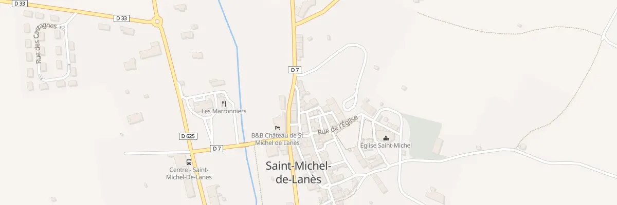Plan du 6 Rue de la Halle à Saint-Michel-de-Lanès
