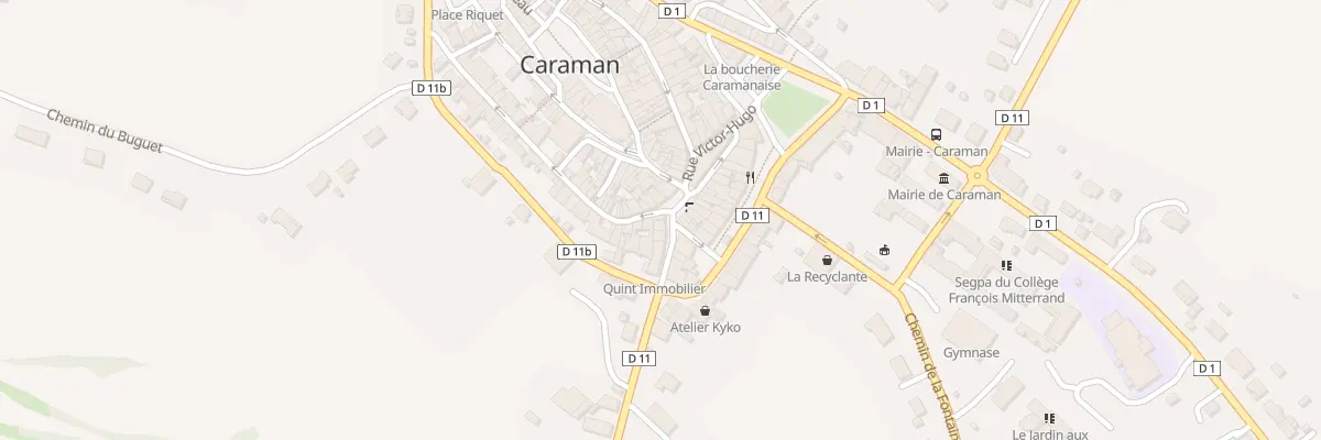 Plan du 1 Rue Armand Duportal à Caraman