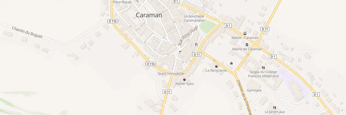 Plan du 3 Rue Armand Duportal à Caraman