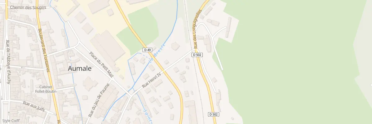 Plan du 6 Rue Henri IV à Aumale