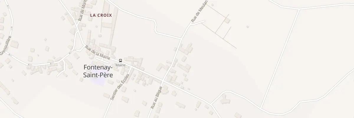 Plan du 12 Rue de Meulan à Fontenay-Saint-Père