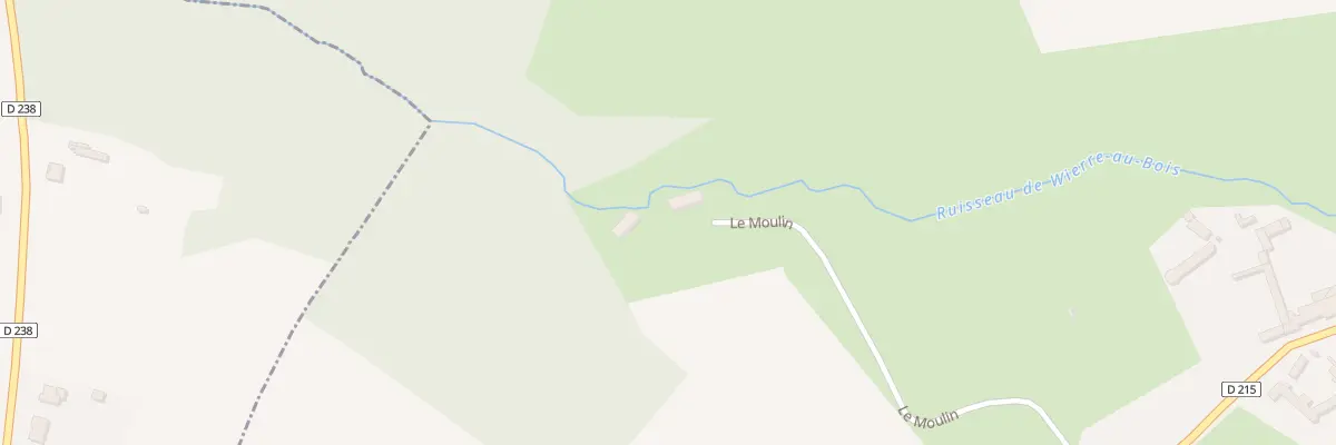 Plan du 312 Le Moulin à Wierre-au-Bois