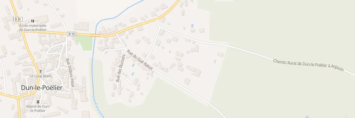 Plan du 4 Rue des Genêts à Dun-le-Poëlier