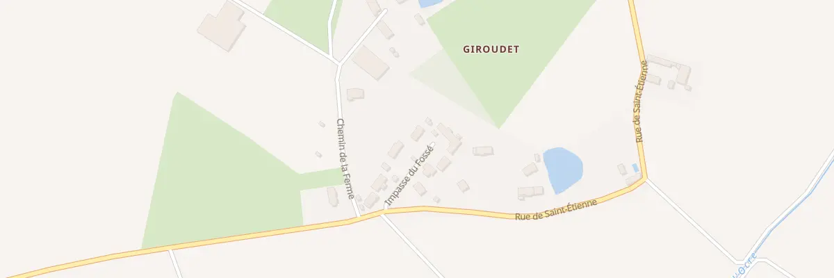 Plan du 3B Imp du Fosse à Écrosnes