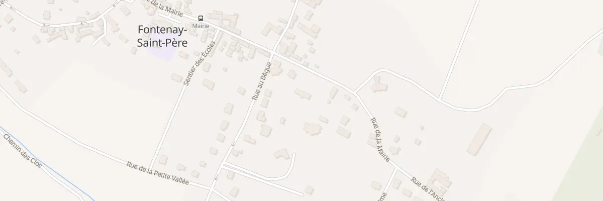 Plan du 14 Rue de la Mairie à Fontenay-Saint-Père