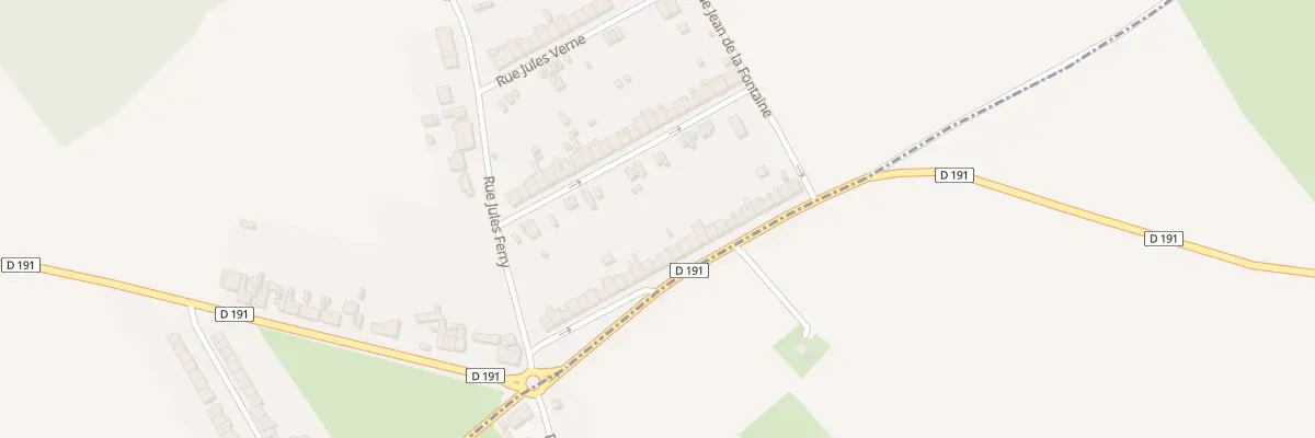 Plan du 29 Rue Alphonse Daudet à Rinxent