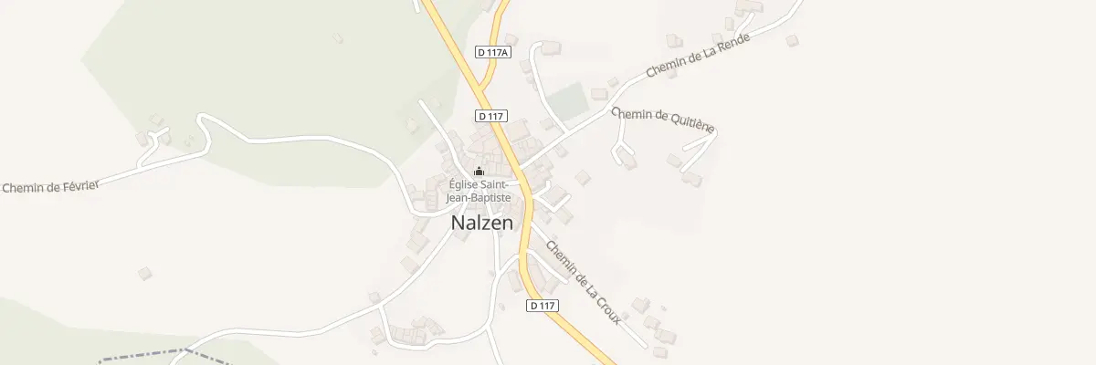 Plan du 40A Nalzen Village à Nalzen