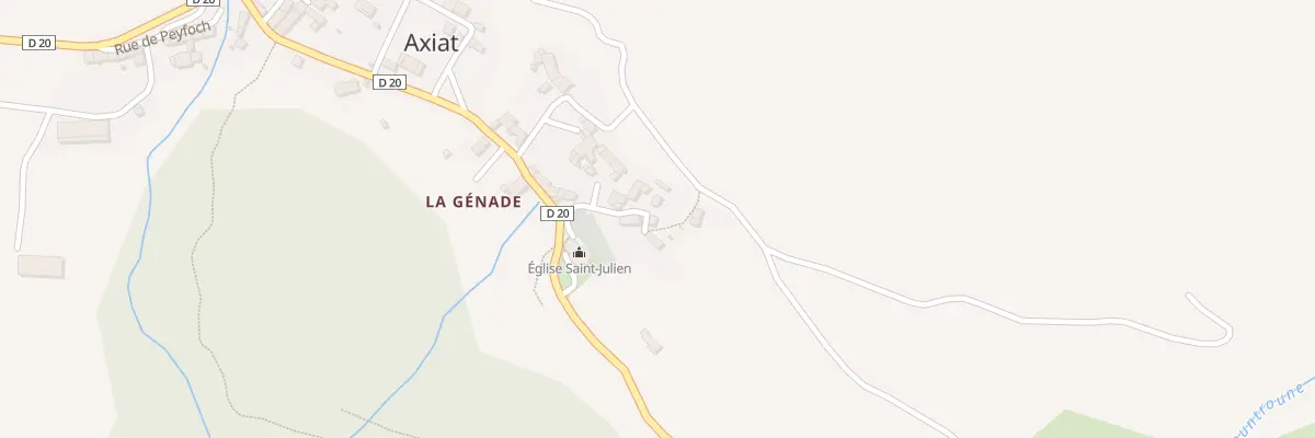 Plan du 26 Le Village à Axiat