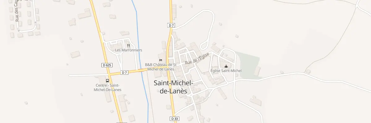 Plan du 1 Rue de l’Eglise à Saint-Michel-de-Lanès