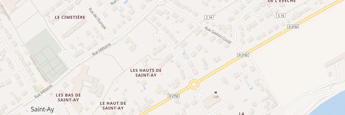 Plan du 15 Rue Camille Lefèvre à Saint-Ay