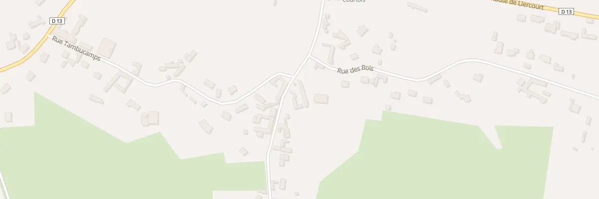 Plan du 13 Rue La Haut à Huppy
