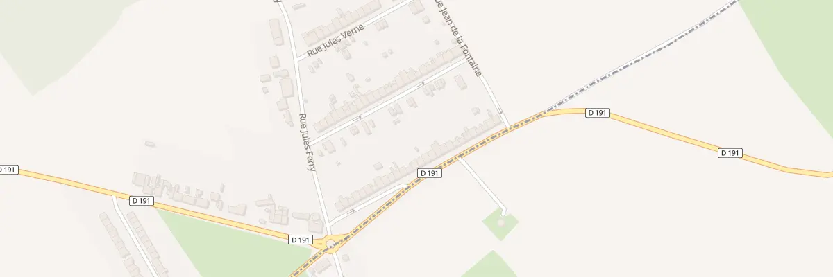 Plan du 31 Rue Alphonse Daudet à Rinxent