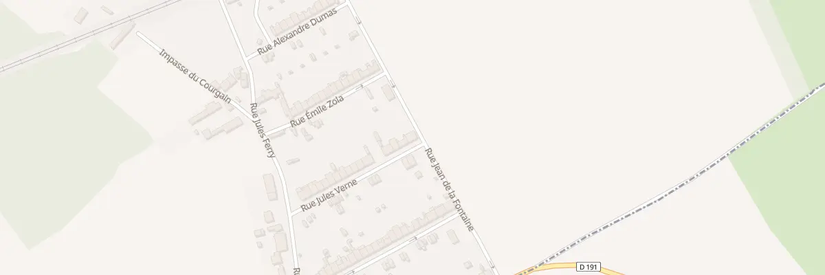 Plan du 33 Rue Jules Verne à Rinxent