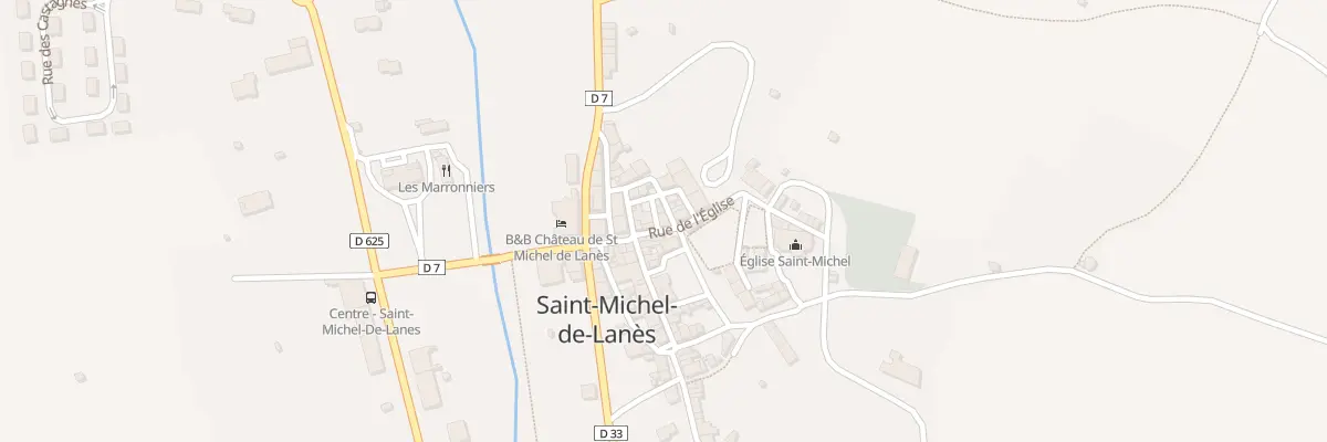 Plan du 3 Rue de l’Eglise à Saint-Michel-de-Lanès