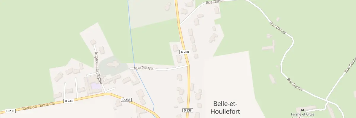 Plan du 205 Rte de Wierre-effroy à Belle-et-Houllefort