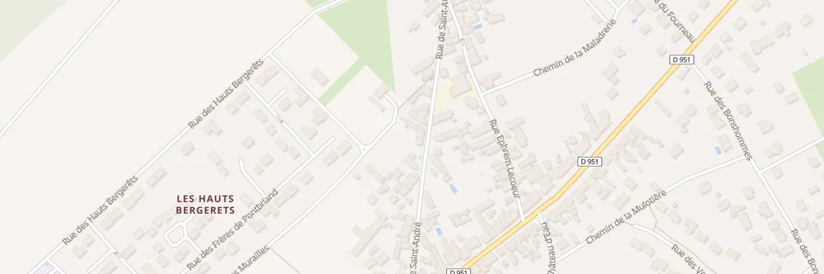 Plan du 25 Rue de St Andre à Cléry-Saint-André