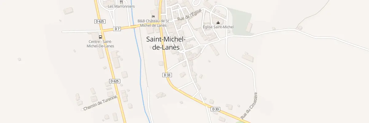 Plan du 7 Rue de la Fontaine à Saint-Michel-de-Lanès