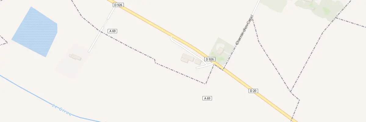Plan du 37 Rte de Toulouse à Bannières