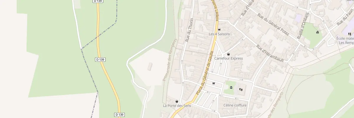 Plan du 19 Rue du Thorin à Montreuil-sur-Mer