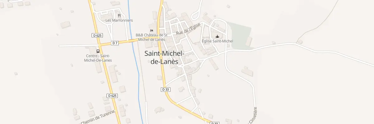 Plan du 1 Rue du Château d’Eau à Saint-Michel-de-Lanès