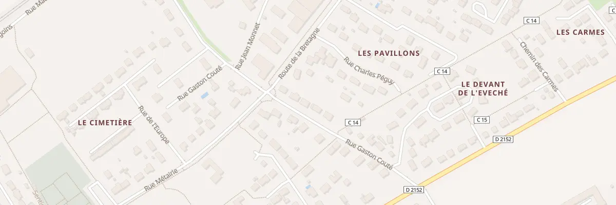 Plan du 16 Rue Gaston Couté à Saint-Ay