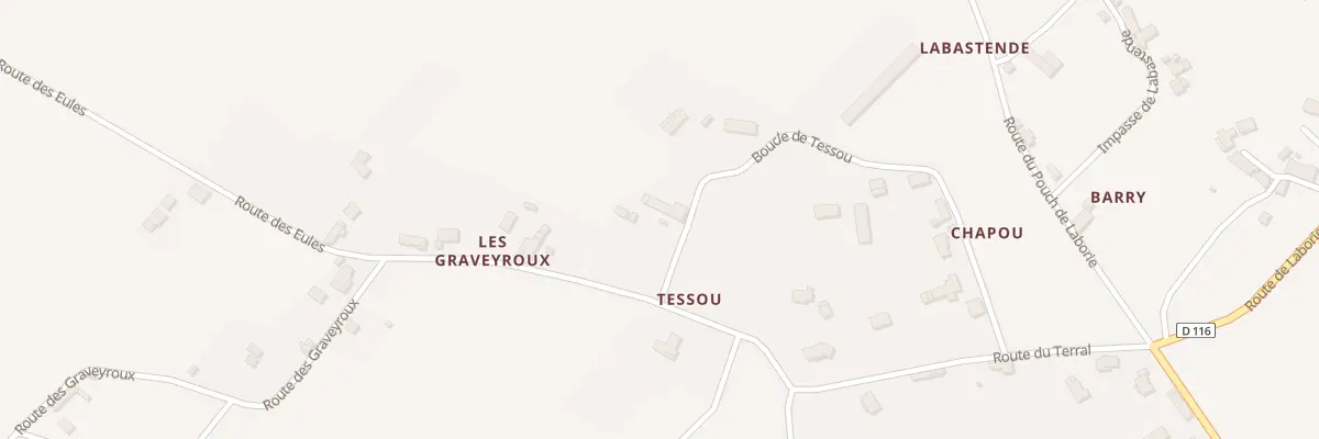 Plan du 378 Boucle de Tessou à Tauriac