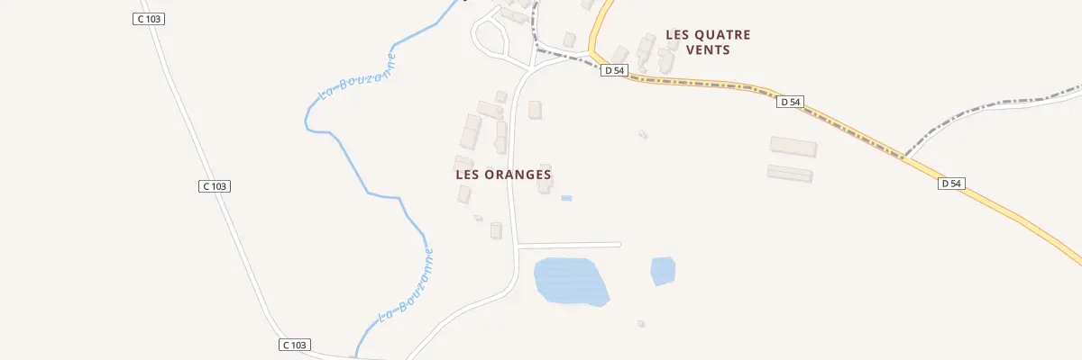 Plan du 5803 Les Quatre Vents à Cluis