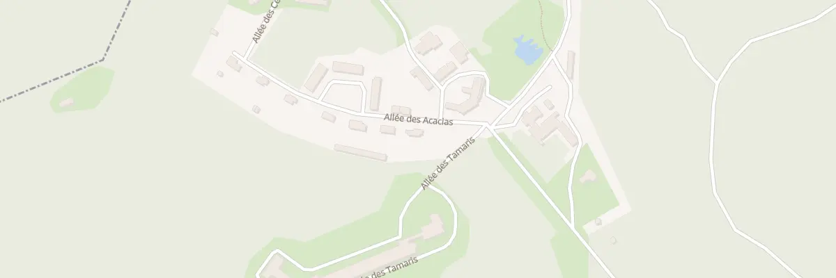 Plan du 28 All des Acacias à Aincourt