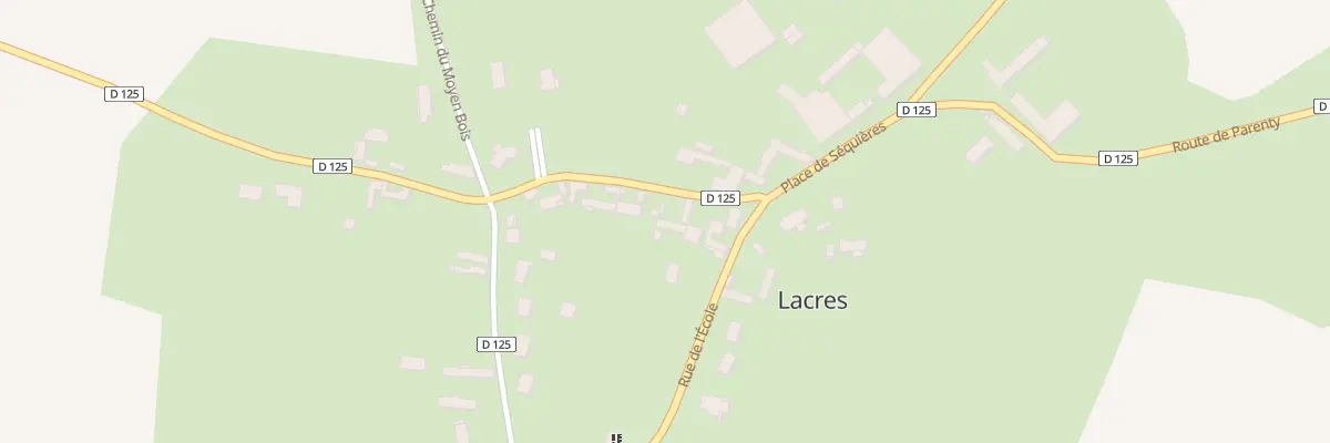 Plan du 57 Rue de Sequieres à Lacres