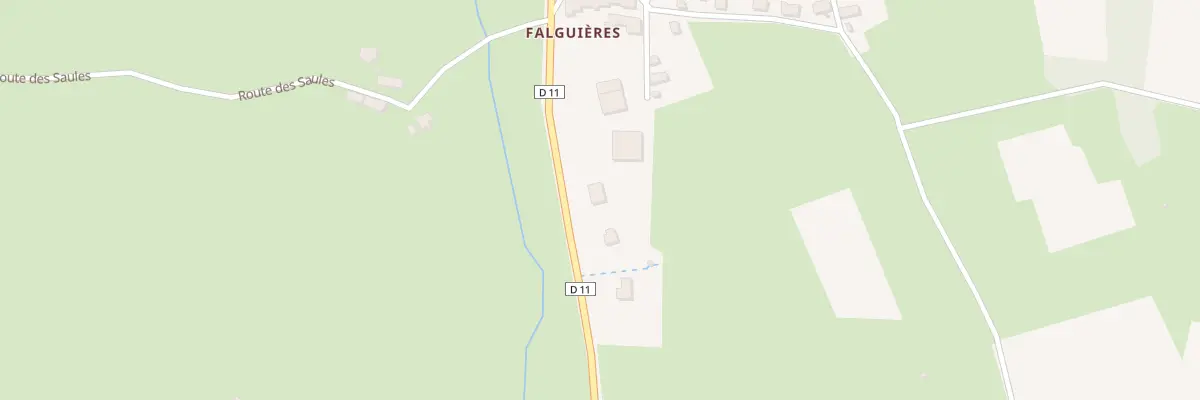 Plan du 5224 Falguieres à Thégra