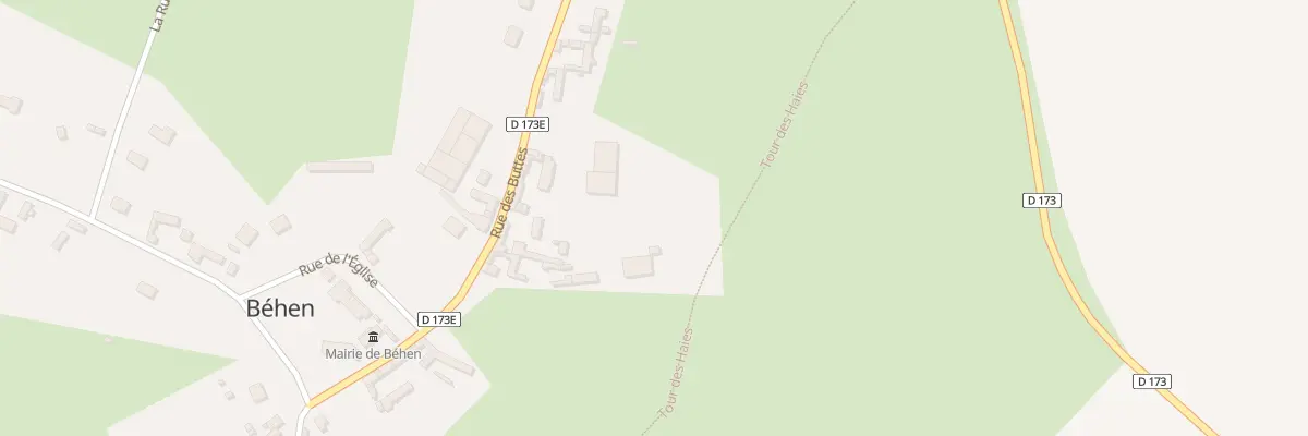 Plan du 18 Rue des Buttes à Béhen