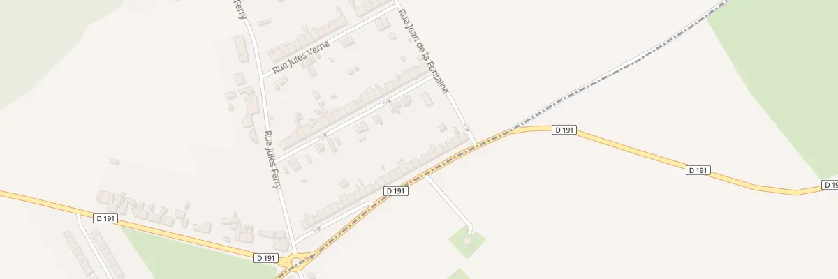 Plan du 43 Rue Alphonse Daudet à Rinxent