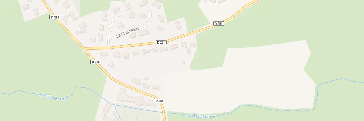 Plan du 244 Rte d’Houllefort à Belle-et-Houllefort