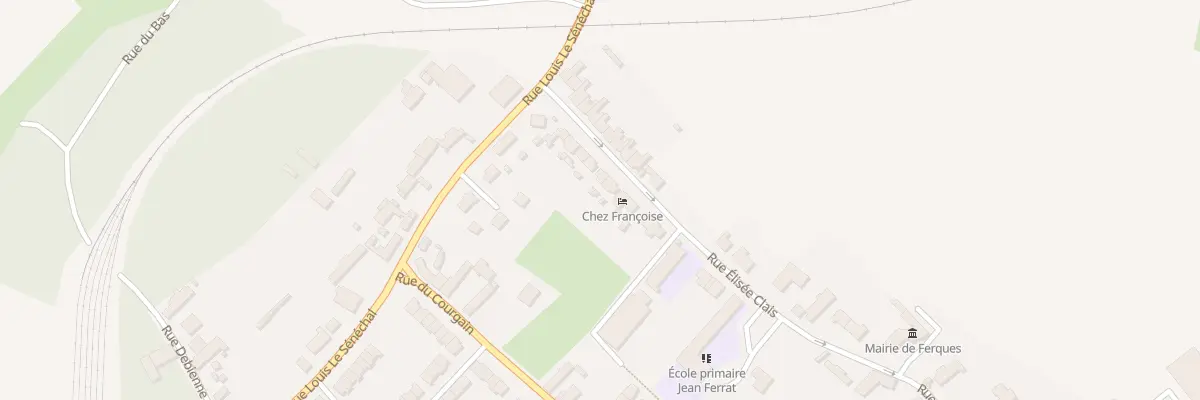 Plan du 14 Rue Elyse Clais à Ferques