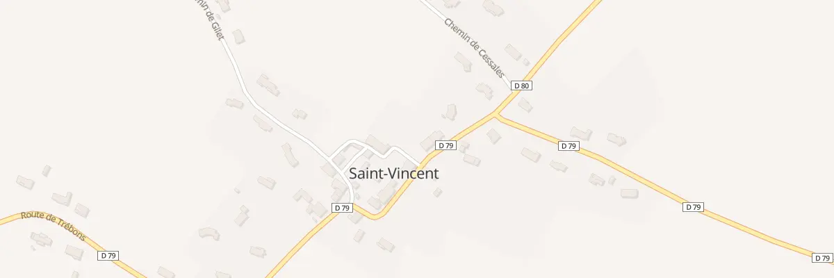 Plan du 9001 Village à Saint-Vincent