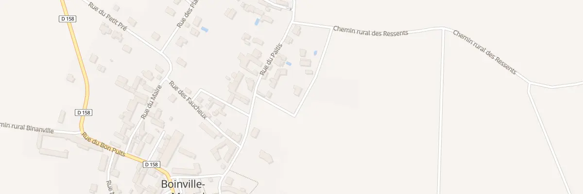 Plan du 10B Rue du Paitis à Boinville-en-Mantois