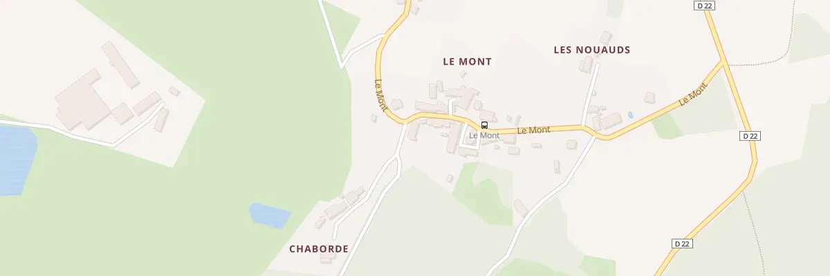 Plan du 31 Le Mont à Bussière-Dunoise