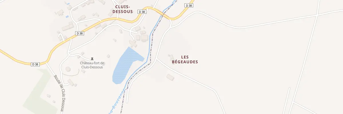 Plan du 1 Les Begeaudes à Mouhers