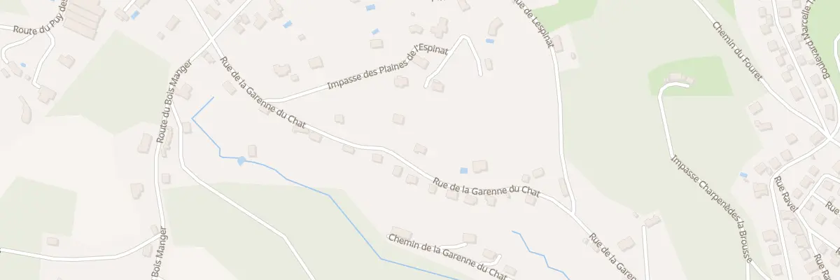 Plan du 22 Rue de la Garenne du Chat à Tulle