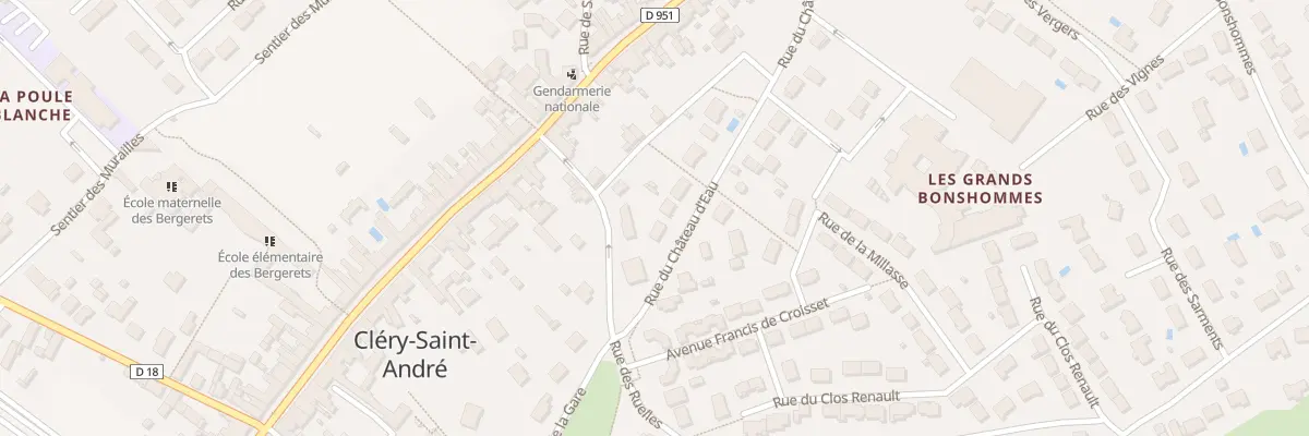 Plan du 95 Rue du Château d’Eau à Cléry-Saint-André