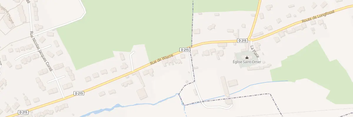 Plan du 598 Rue de Wierre à Samer