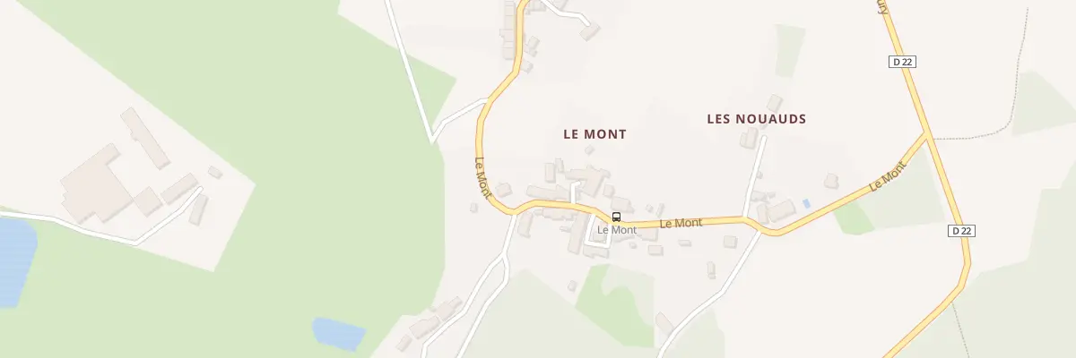 Plan du 6 Le Mont à Bussière-Dunoise
