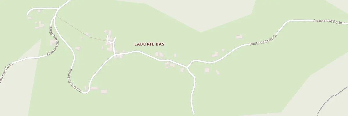 Plan du 1487 Rte de la Borie à Curemonte