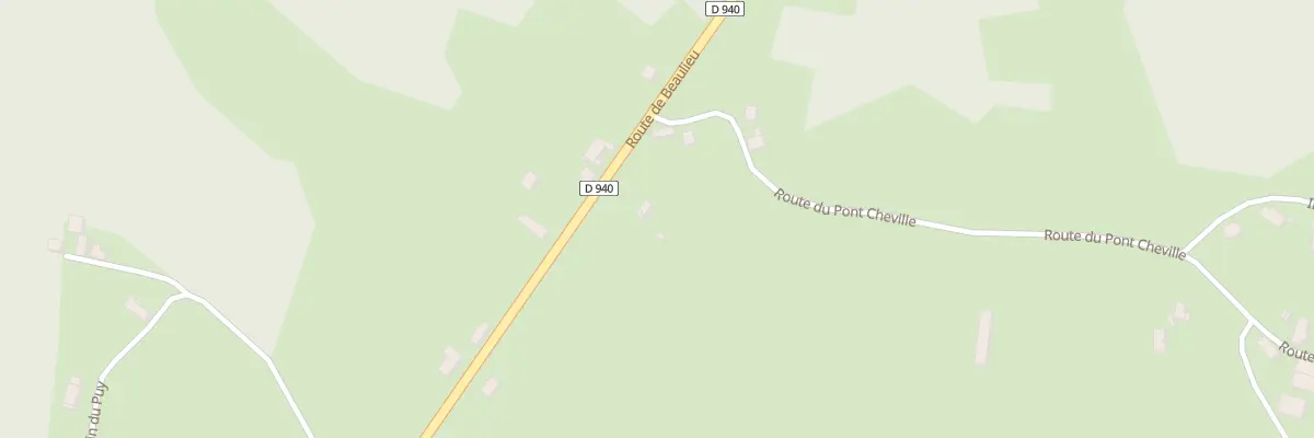 Plan du 3825 Rte de Beaulieu à Sainte-Fortunade