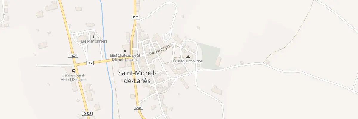 Plan du 3 Pl de l’Eglise à Saint-Michel-de-Lanès